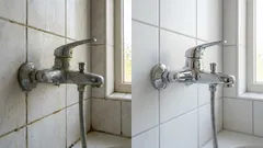 How to Make Dull Bathroom Tile and Stained Grout Look New Again