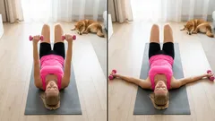 The neckline and arms always tighter: 4 exercises for lazy people
